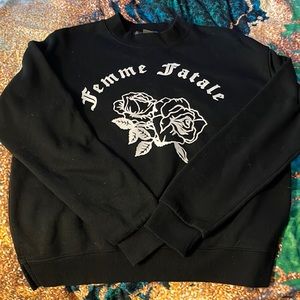 Black Pull-over Sweater
